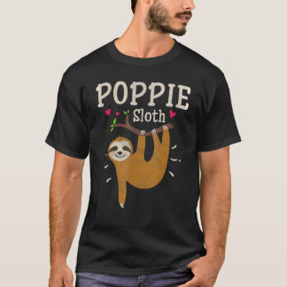 Mens Sloth Graphic Humor Zoo Animal Poppie T-Shirt