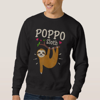 Mens   Sloth Graphic Humor Zoo Animal   Poppo Sweatshirt