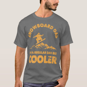 Mens Snowboard Dad Funny Ski Dad Skier for Men Sn T-Shirt