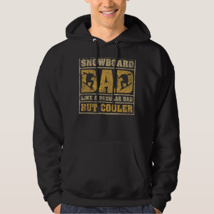 Mens Snowboarding Sports  Vintage Snowboard Dad Fa Hoodie