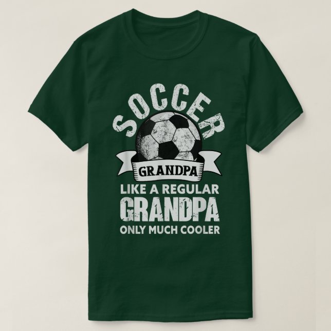 Mens Soccer Grandpa  Soccer Player Funny Grandfath T-Shirt (Design Front)