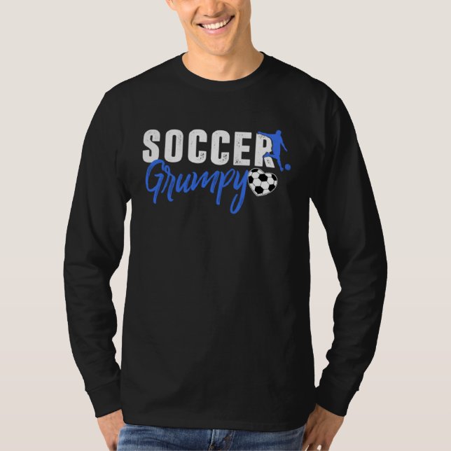 Mens Soccer Grumpy Family Matching Sport Love Fath T-Shirt (Front)