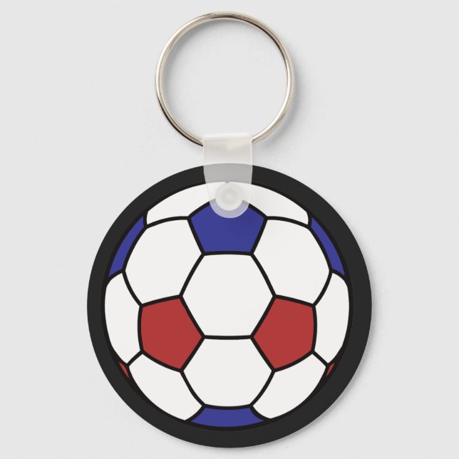 Mens Soccer Name Keychain (Front)