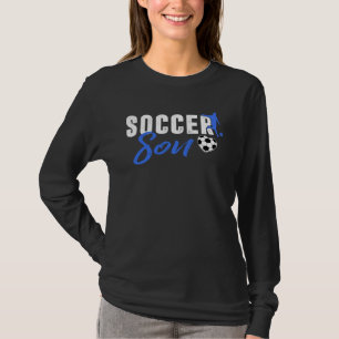 Mens Soccer Son Family Matching Sport Love Father  T-Shirt