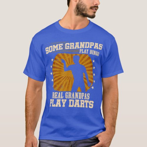 Mens Some Grandpas Play Bingo Real Grandpas Play T_Shirt