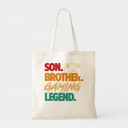 Mens Son Broher Gaming Legend Video Game Player Ne Tote Bag