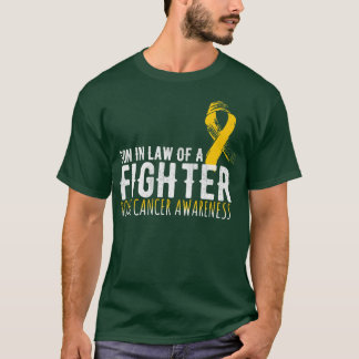 Mens Son in Law Of A Fighter Support Squad Bone Ca T-Shirt