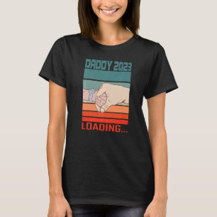 Mens Soon to Be Daddy 2023 Loading Expectant Dad T T-Shirt