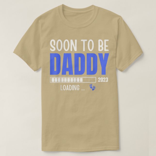 Mens Soon To Be Daddy Est T-Shirt (Design Front)