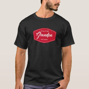 Mens Soon To Be Grandpa Est 2023 Cool first time g T-Shirt