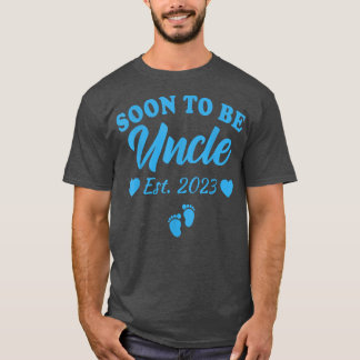 Mens Soon To Be Uncle 2023 Pregnancy Announcement T-Shirt
