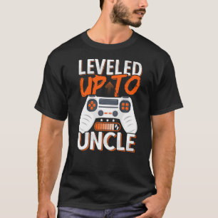 Mens Soon To Be Uncle Leveled Up To Uncle Future U T-Shirt
