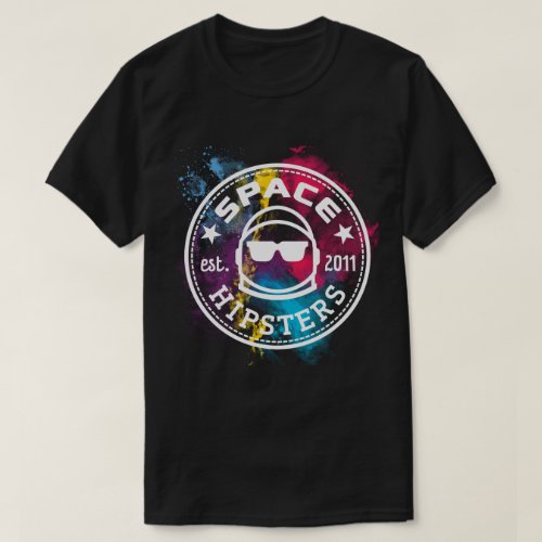 Mens Space Hipsters Nebula T_shirt