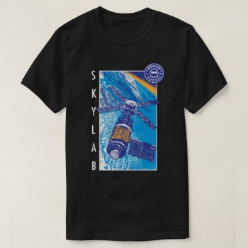 Men's Space Hipsters Skylab T-shirt (black) by SpaceHipsters at Zazzle