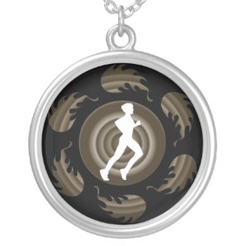 Mens Spiral Runner Necklace by Baysideimages at Zazzle