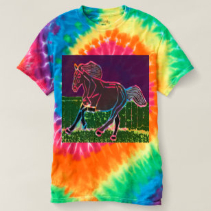 horse tie dye shirt