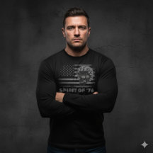 Men's Spirit of 76 Chopper Skull Shirt