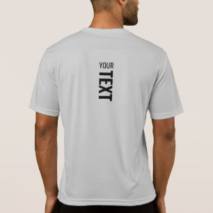 Mens Sport Back Side Design Modern Template T-Shirt