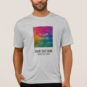 Mens Sport T-Shirts Your Image Text Here Template