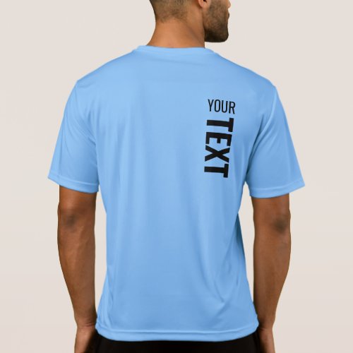 Mens Sport_Tek Activewear Back Print Template T_Shirt