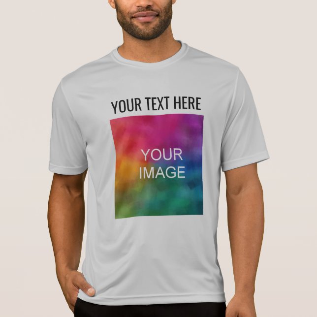 Mens Sport-Tek Competitor Modern Template T-Shirt (Front)