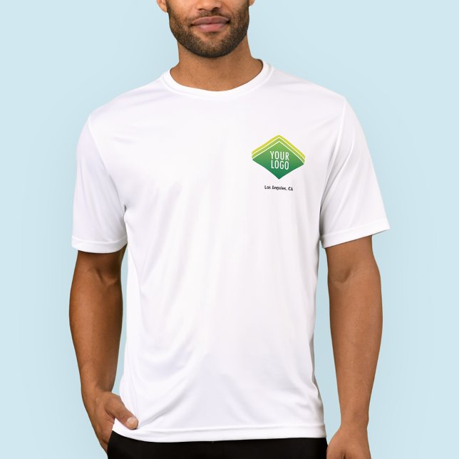 Men's Sport-Tek Competitor T-Shirt Custom Logo (MISOOK Men’s Sport-Tek White T-Shirt with Logo)