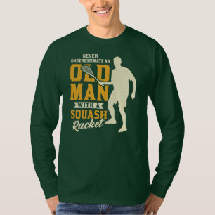 Mens Squash center sport squash club squash  T-Shirt