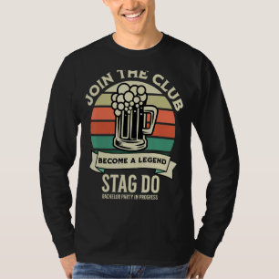 Men's Stag Do Party Drinking Team Bachelor Party T-Shirt