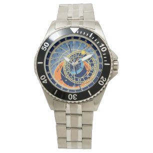 Men's Stainless Watch, Prague Astronomical Clock Watch