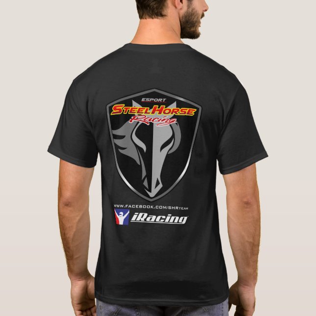 Mens Steel Horse LIVE Shirt (Back)