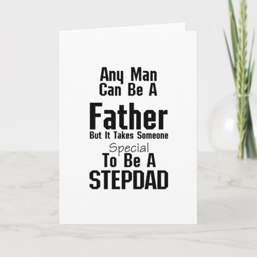 Mens Stepdad Gift Dads Stepdad Grandpa Card