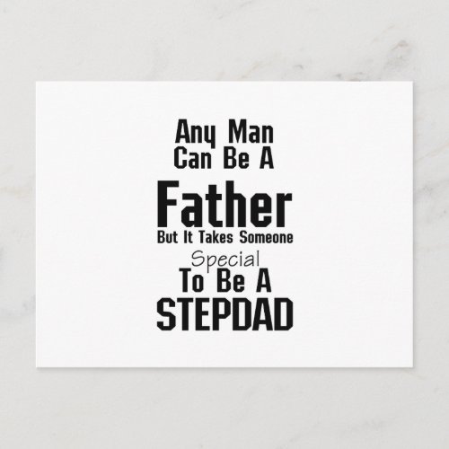 Mens Stepdad Gift Dads Stepdad Grandpa Postcard