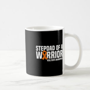 Mens Stepdad Of A Warrior Orange Ribbon Rsdcrps Aw Coffee Mug