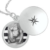 Jewelry Sterling Silver Locket Art 
