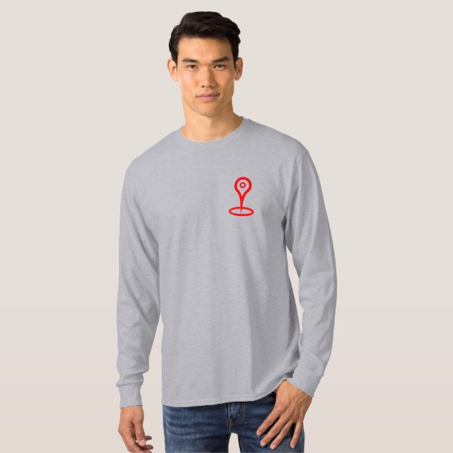 Men's Still Here Long Sleeve T-Shirt (Front Full)