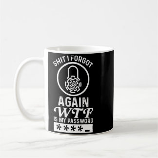 Mens Stuff Forgot What On Earth Is Pword Pword Day Coffee Mug