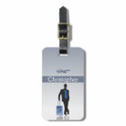 Mens Stylish Personalized Silhouette Luggage Tag