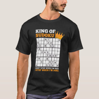 Mens Sudoku Puzzle Solving For A Sudoku Master T-Shirt