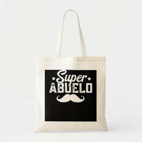 Mens Super Abuelo Best Grandpa El Mejor Abuelo De Tote Bag
