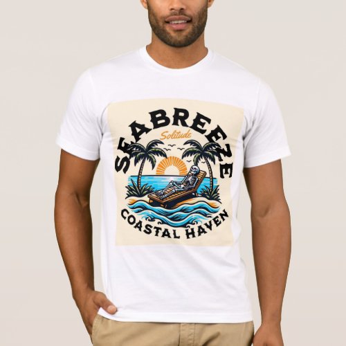 mens super beach  T_Shirt