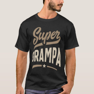 Mens Super Grampa - Father Grandpa Gift T-Shirt