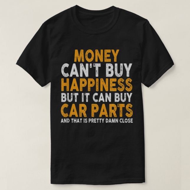 Mens SuperSport Cars Buying Car Parts Nerd Car Guy T-Shirt (Design Front)