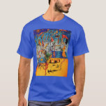 Men's Surrealist Tee<br><div class="desc">Dreamy surreal imagery on a basic royal-blue tee.</div>
