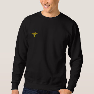 MENS SWEATSHIRT EMBROIDERED ART&DESIGN