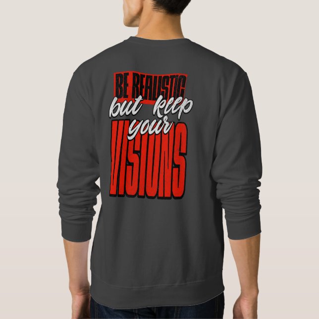 Men's Sweatshirt with a Vision (Back)