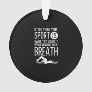 Mens Swim Swimmer Swimming Sport Practice Ornament