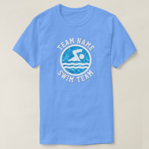 Mens Swimming & Diving Custom Swim Team Name Sport T-Shirt