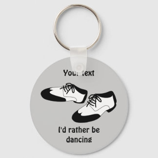 Mens Swing Dance Shoes Id Rather Be Dancing Spats Keychain