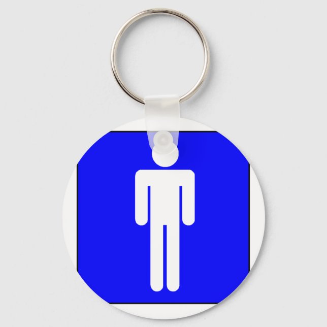 Mens Symbol Keychain (Front)