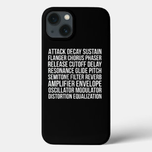 Mens Synth Terms Synthwave iPhone 13 Case